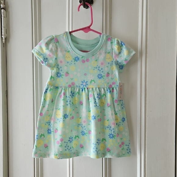Garanimals Mint Floral Fruit Print Sundress - Picture 1 of 9